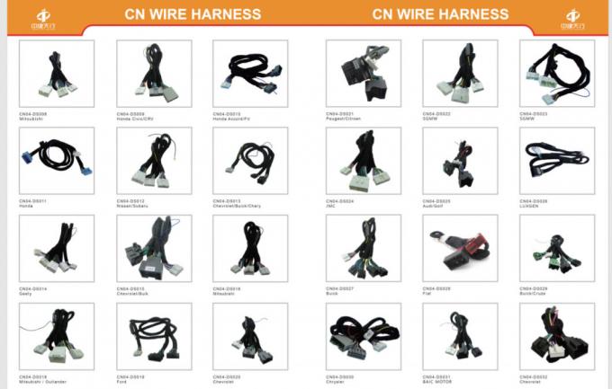 Custom Car DSP Amplifier Cable Professional Car Audio Radio Wiring Harness for Mitsubishi