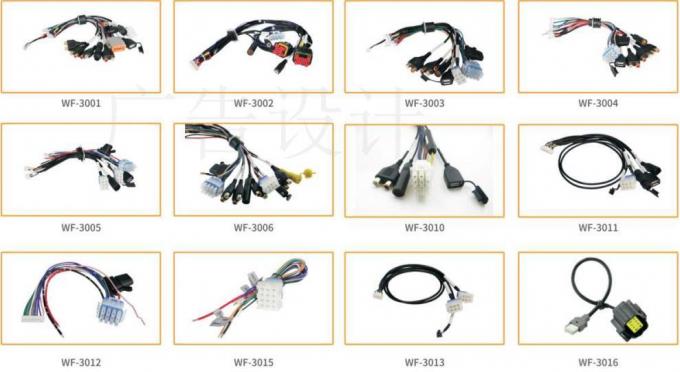 Professional Cable Assembly 4 Core Cable Vehicle Hsd Cable Rear View Backup Lvds Camera Cable