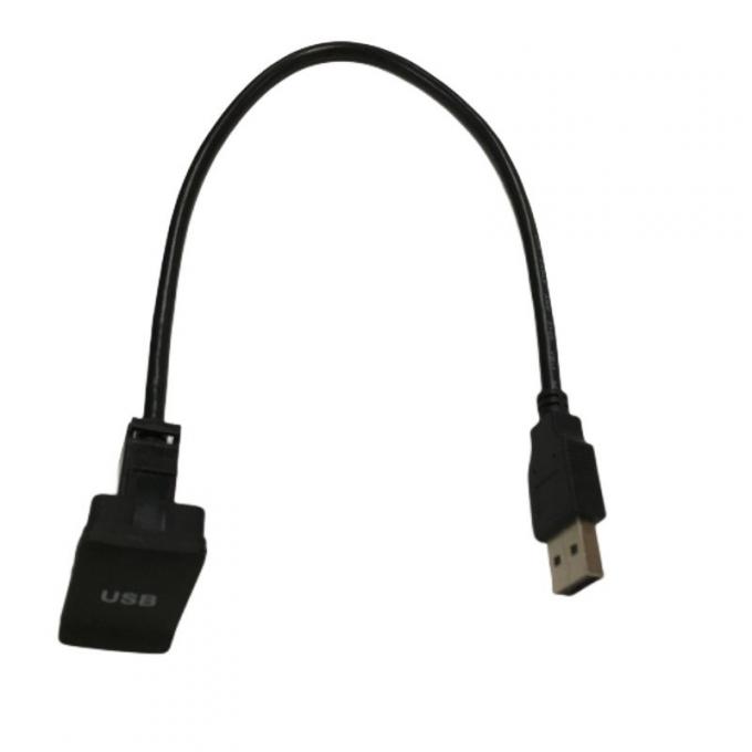Квадратная панель кабельного провода проволока автомобиля USB кабель с антипылевой крышкой 0