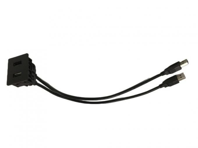 FCC двойной USB кабель расширения замок Монт Mitsubishi для автомобиля 1
