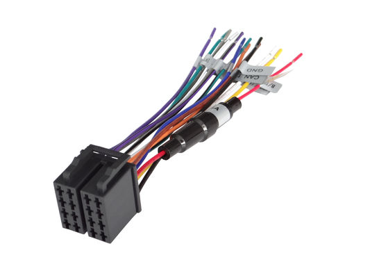 RoHS Wire Harness Adapter Audio Низкий MOQ 16 штифтов Адаптер из ПВХ