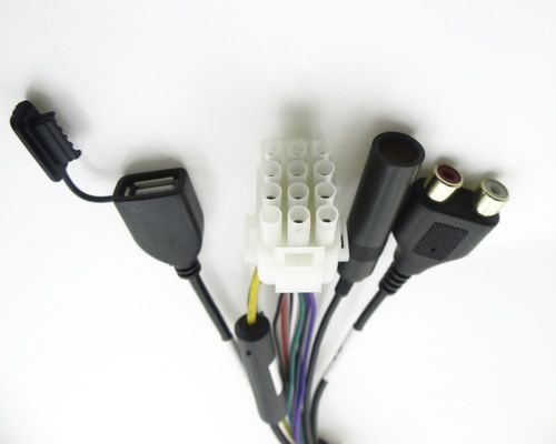 Сборка электрического кабеля CE Custom Marine Grade Wire Harness Black