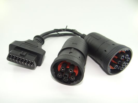 VDE 9 Pin Automotive Wire Harness Assembly OBD2 для дизельных транспортных средств