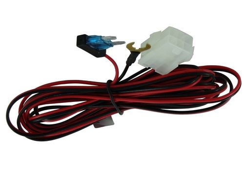 RoHS Автомобильный кабель питания Прямая проволока 300V с предохранителем