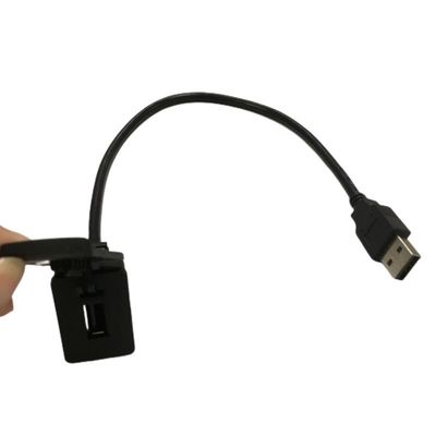 Квадратная панель кабельного провода проволока автомобиля USB кабель с антипылевой крышкой