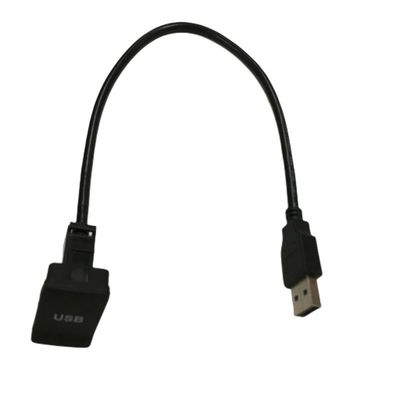 Квадратная панель кабельного провода проволока автомобиля USB кабель с антипылевой крышкой