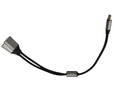 3 м кабельные проволочные решетки сборка 1 тип C до 2 USB 2 в 1 USB кабель