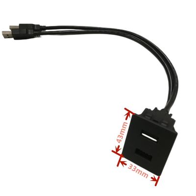 Автомобиль Dash кабельной проволоки шнурки одно Dual Car зарядное устройство USB разъем