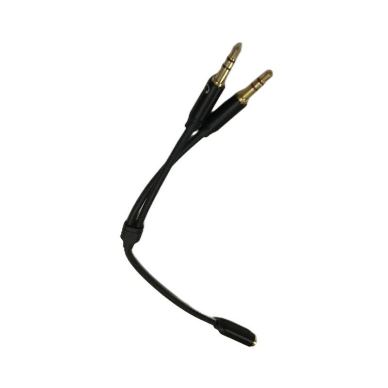 Y Splitter Cable Wire Harnesses Аудио кабельный гарнитур 3,5 мм 2 Мужской микрофонный кабель